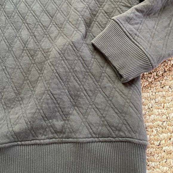 COPY - Dark Gray Quilted Bomber Jacket from Pact Size LARGE - Picture 9 of 9